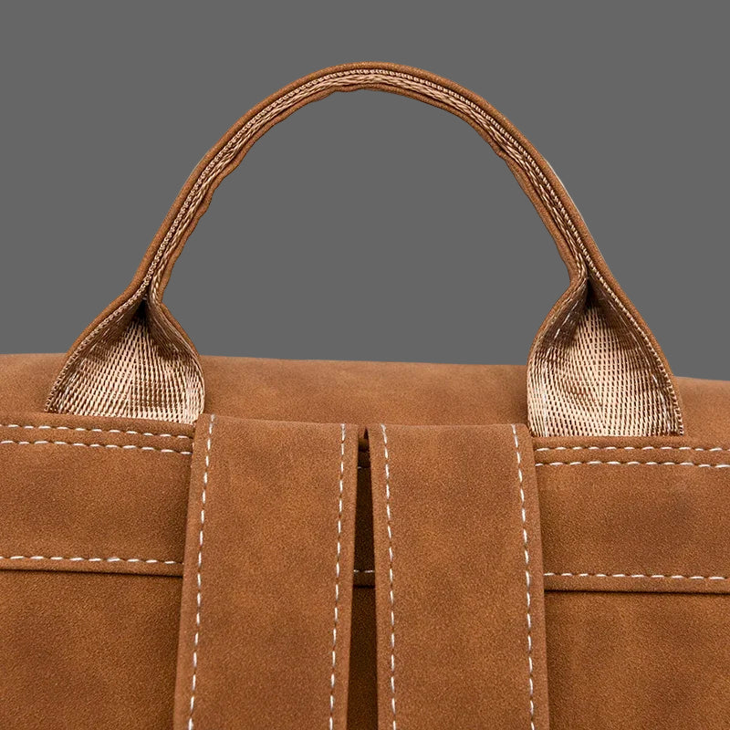 Minimalist Soft Leather Backpack. Versatile, Strong and Functional