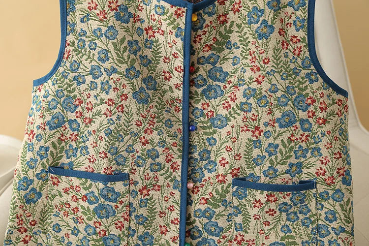 Retro Inspired Vest/Waistcoat.  Loose Fitting. Up to 4XL