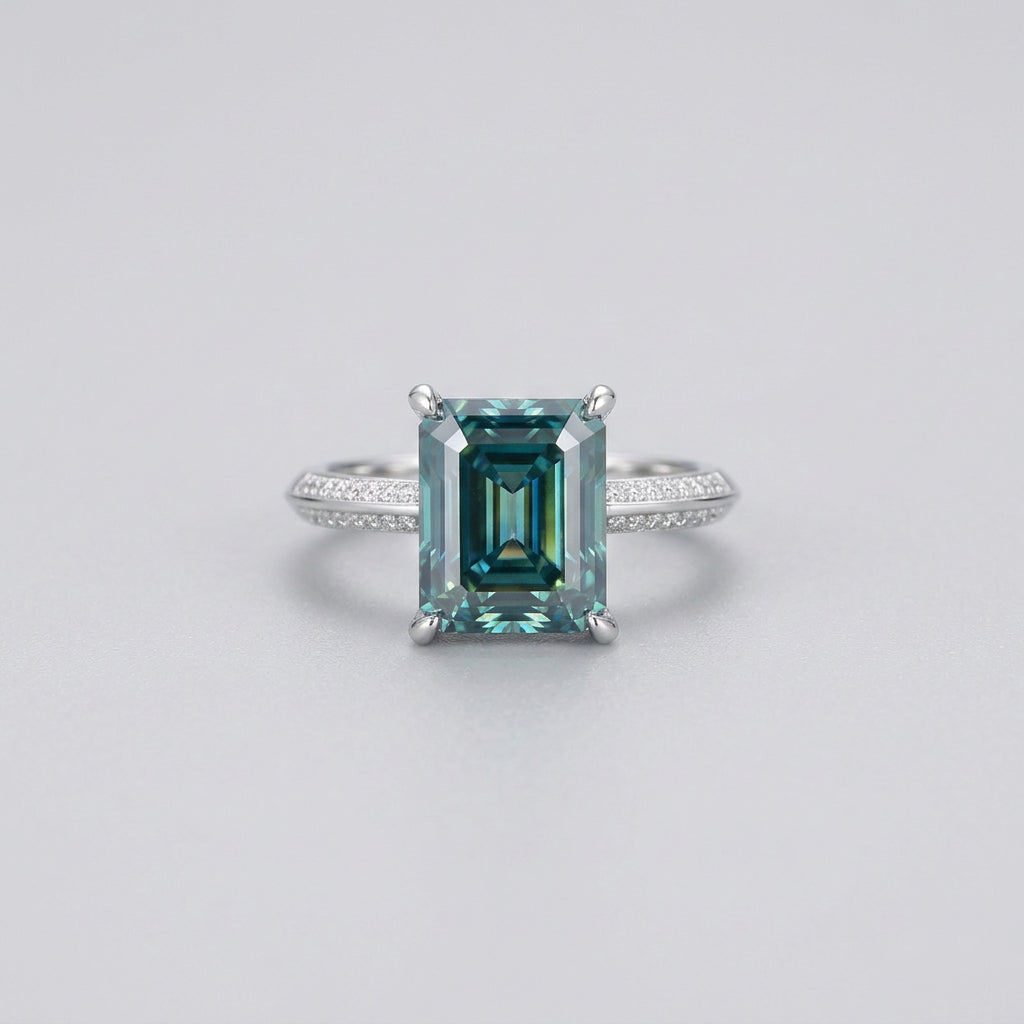 Moissanite Ring – Red