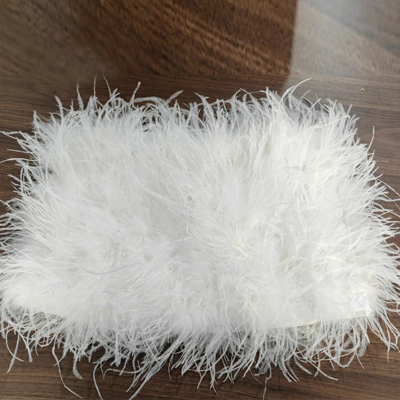 Real Ostrich Feather Short Skirts.  Turn Heads.  Party or Club Wear