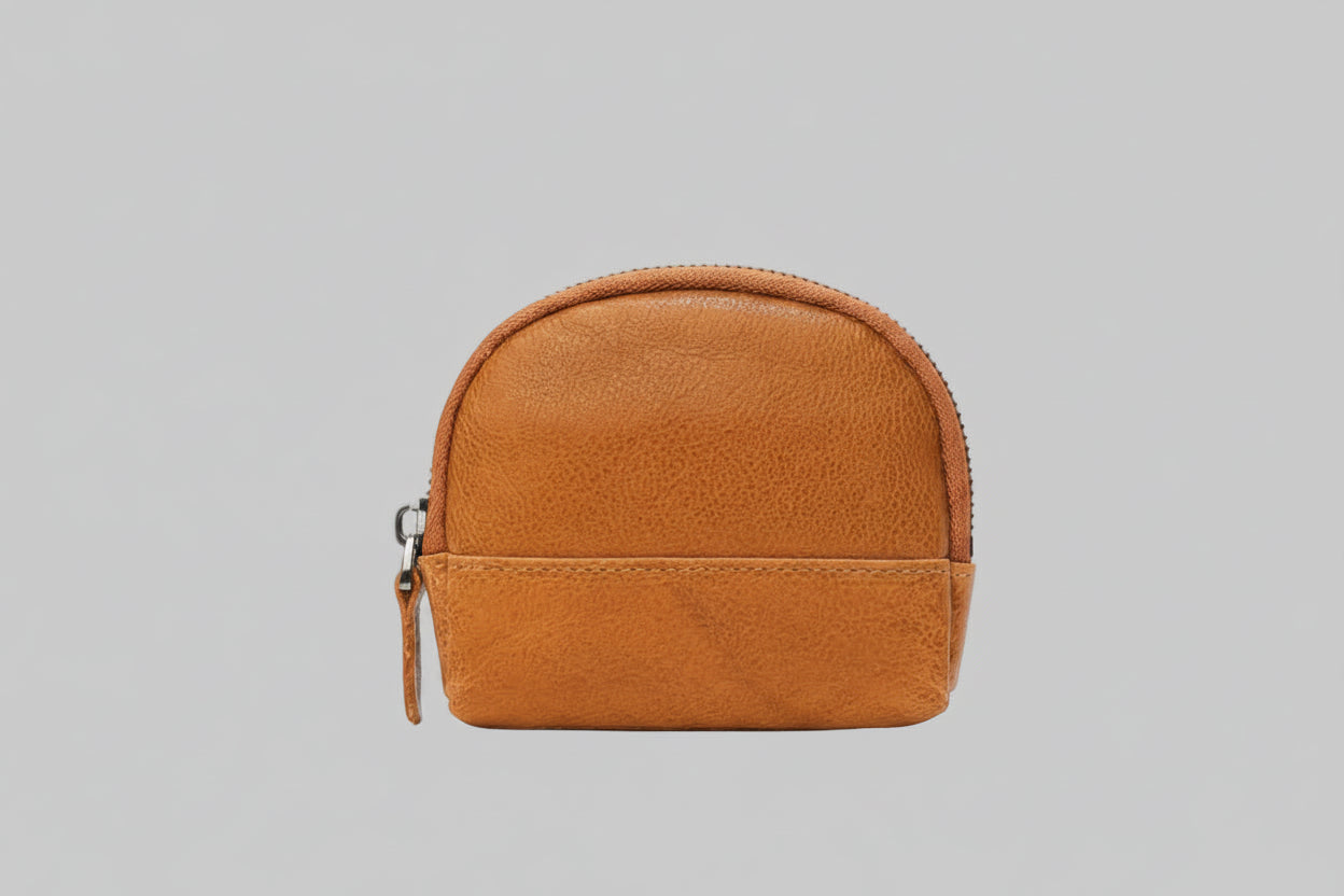 Leather Coin and Credit Card Purse. Handmade