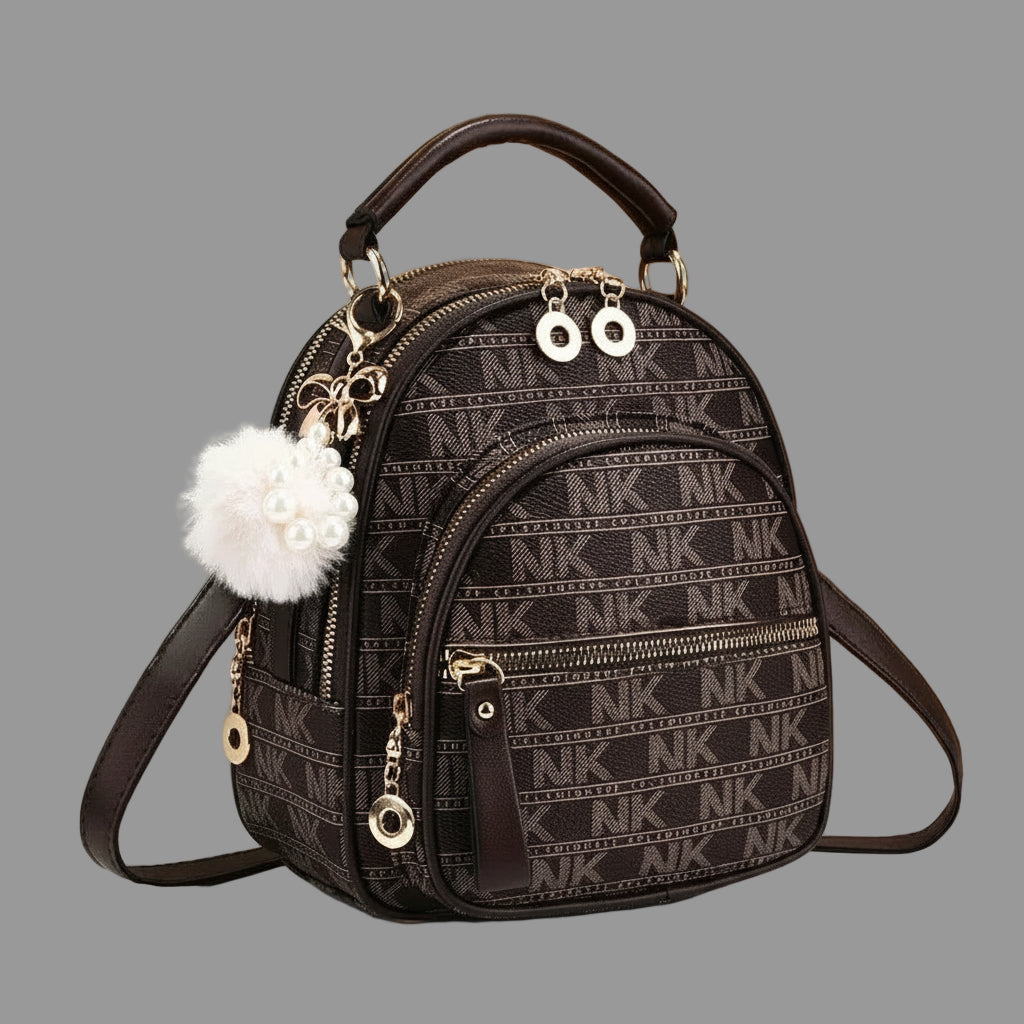 Embossed Statement Backpack. Versatile, Functional and Stylish