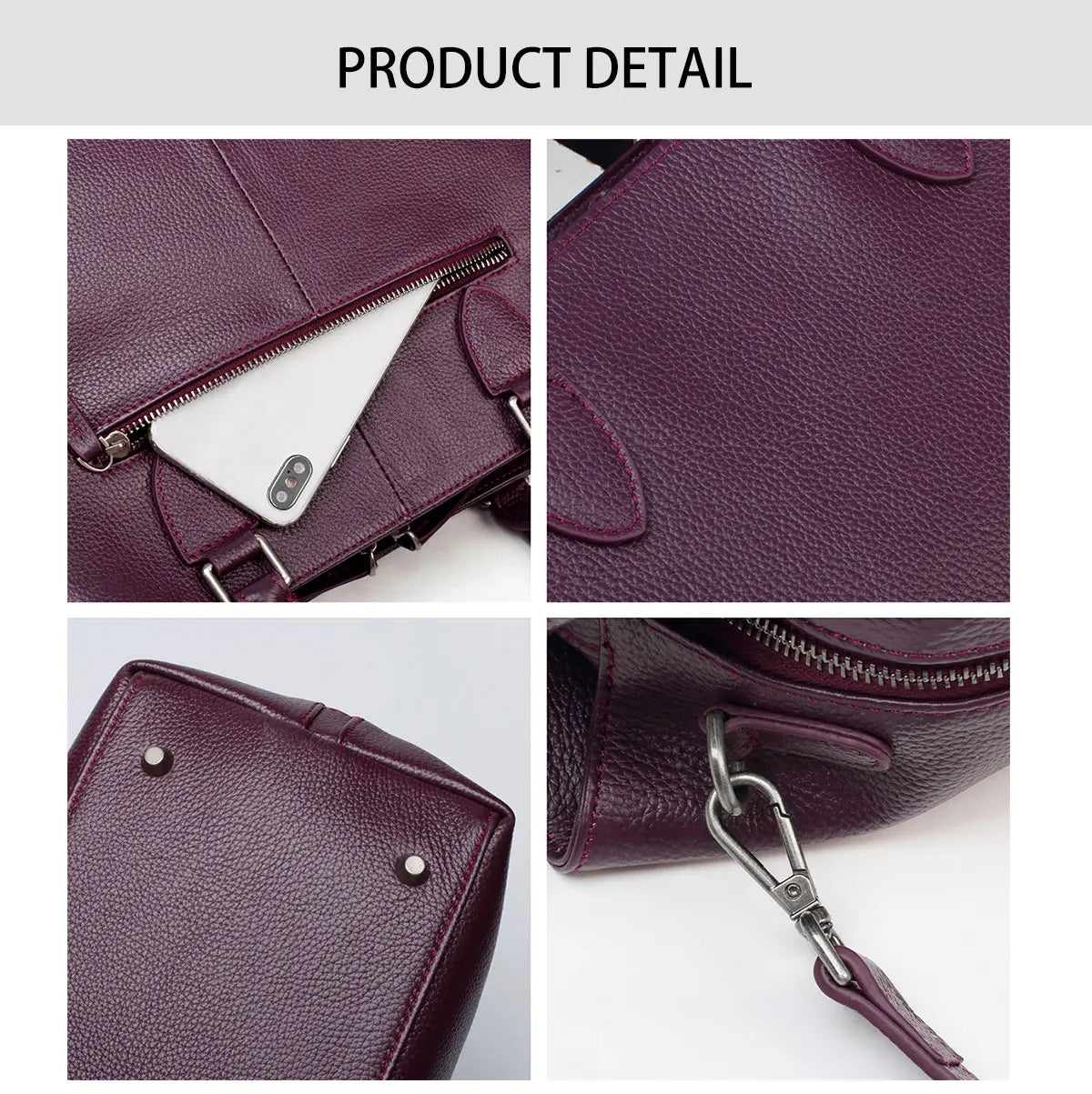 Versatile Genuine Leather Tote Bag. Unisex. Perfect for your Workday