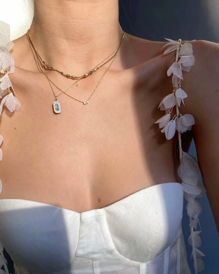 Elegant Ankle Length Spaghetti Strap Dress.  Mermaid Silhouette. Flattering and Charming