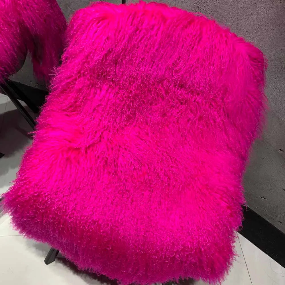 Luxury Vibrant Faux Fur Jacket