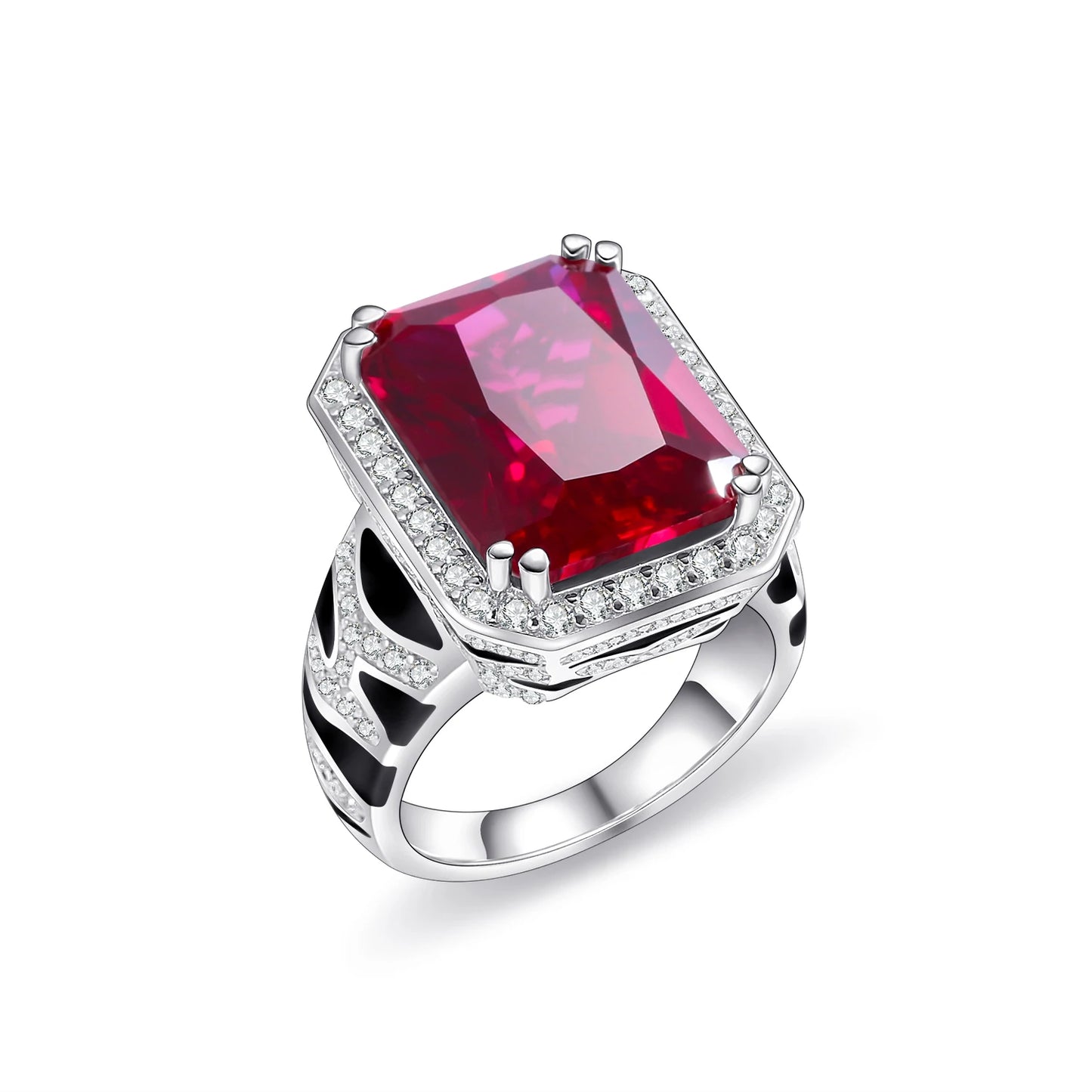 18.5 Carats of Pure Presence. Bold Color, Timeless Silver
