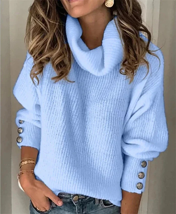 Cozy Turtleneck Pullover Sweater. Multiple Colors To Pair With Anything