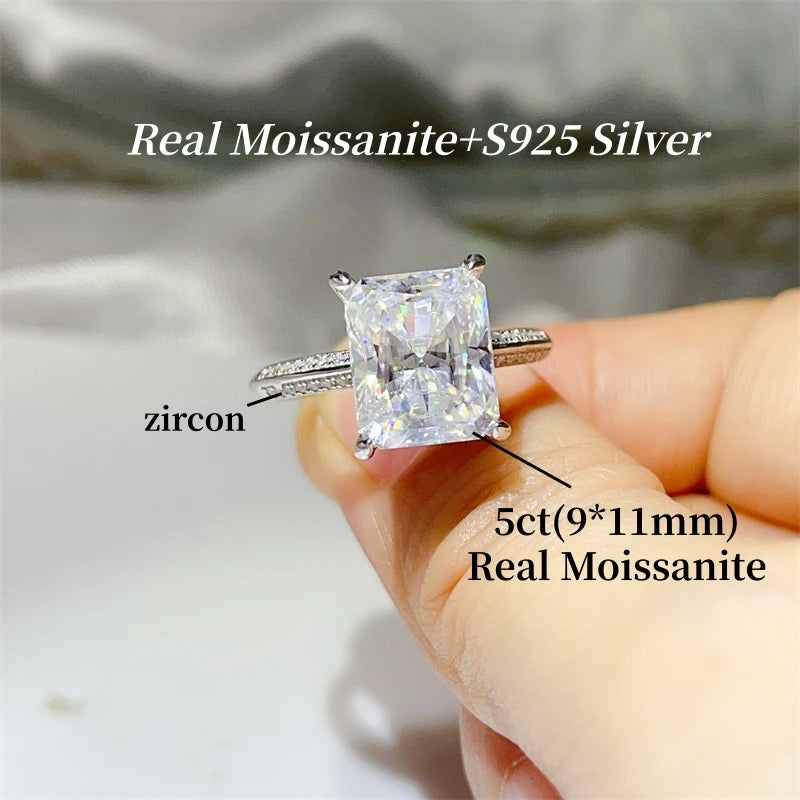 Moissanite Ring – Red