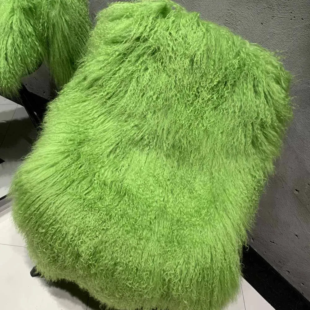 Luxury Vibrant Faux Fur Jacket