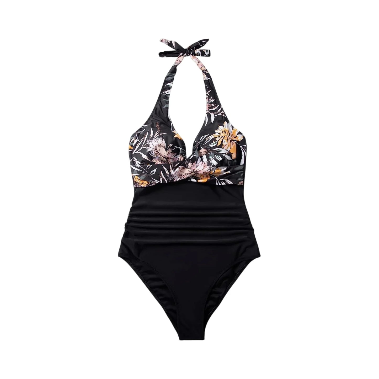 Vibrant Tummy‑Control One‑Piece Swimsuit