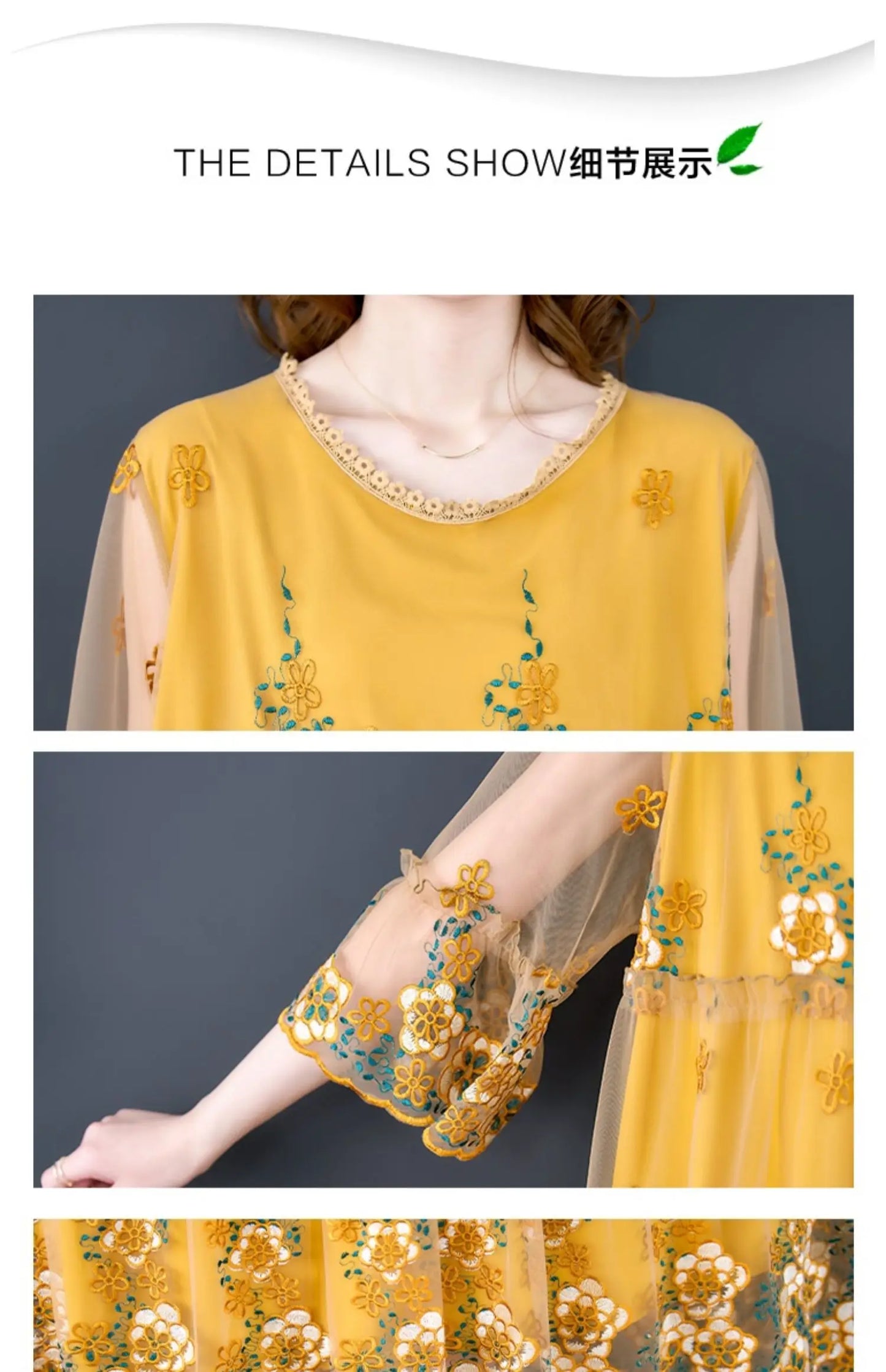 Gatsby Inspired Formal Dress.  Made of Silk with Intricate Embroidery.