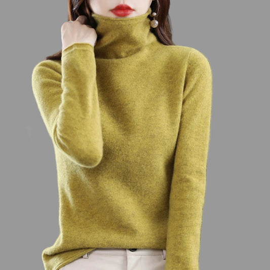 Roll Neck Merino Wool Sweater/Pullover