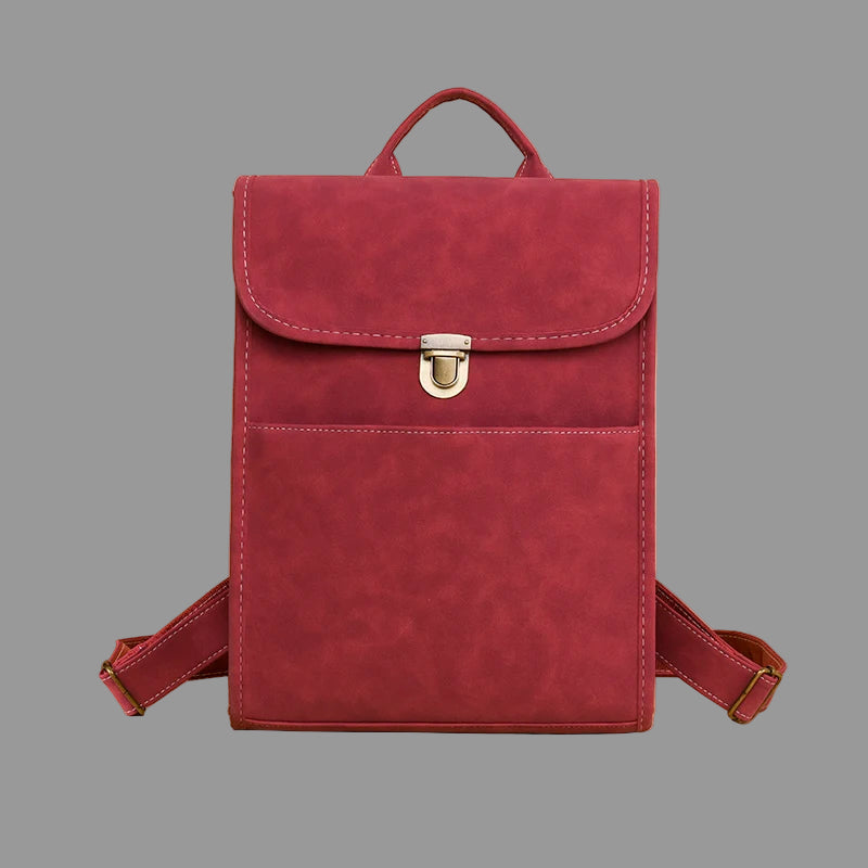 Minimalist Soft Leather Backpack. Versatile, Strong and Functional