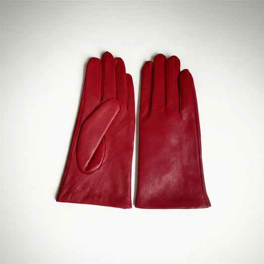 Erase the Cold with Beautiful Leather Gloves with Velvet Lining