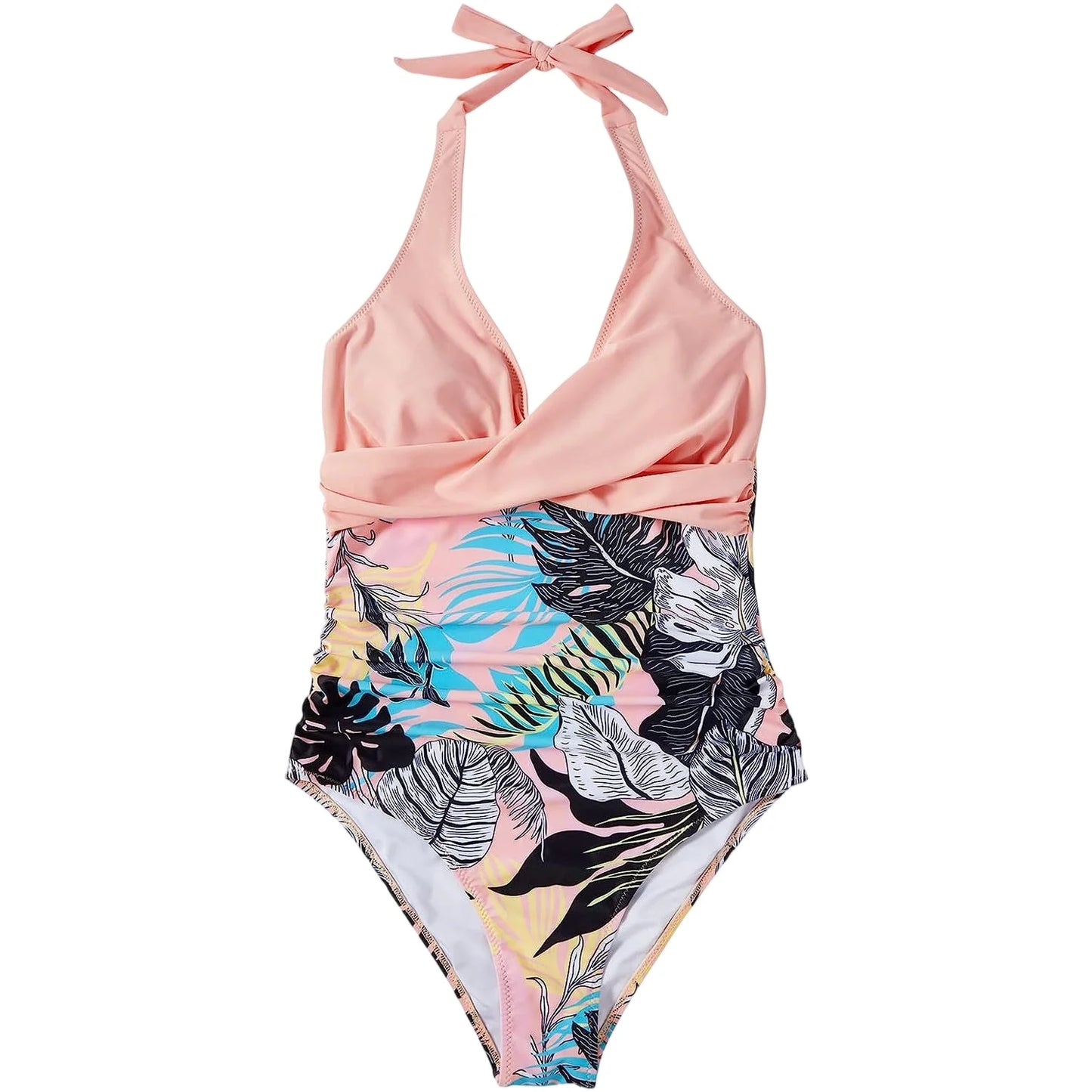 Vibrant Tummy‑Control One‑Piece Swimsuit
