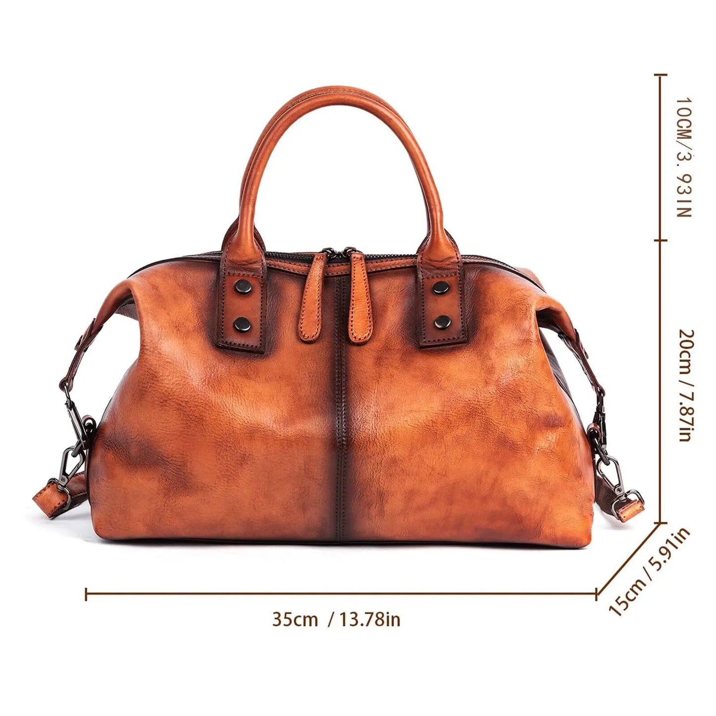 Genuine Leather Large Capacity Bag.  Suitable for all Seasons. Soft and Versatile