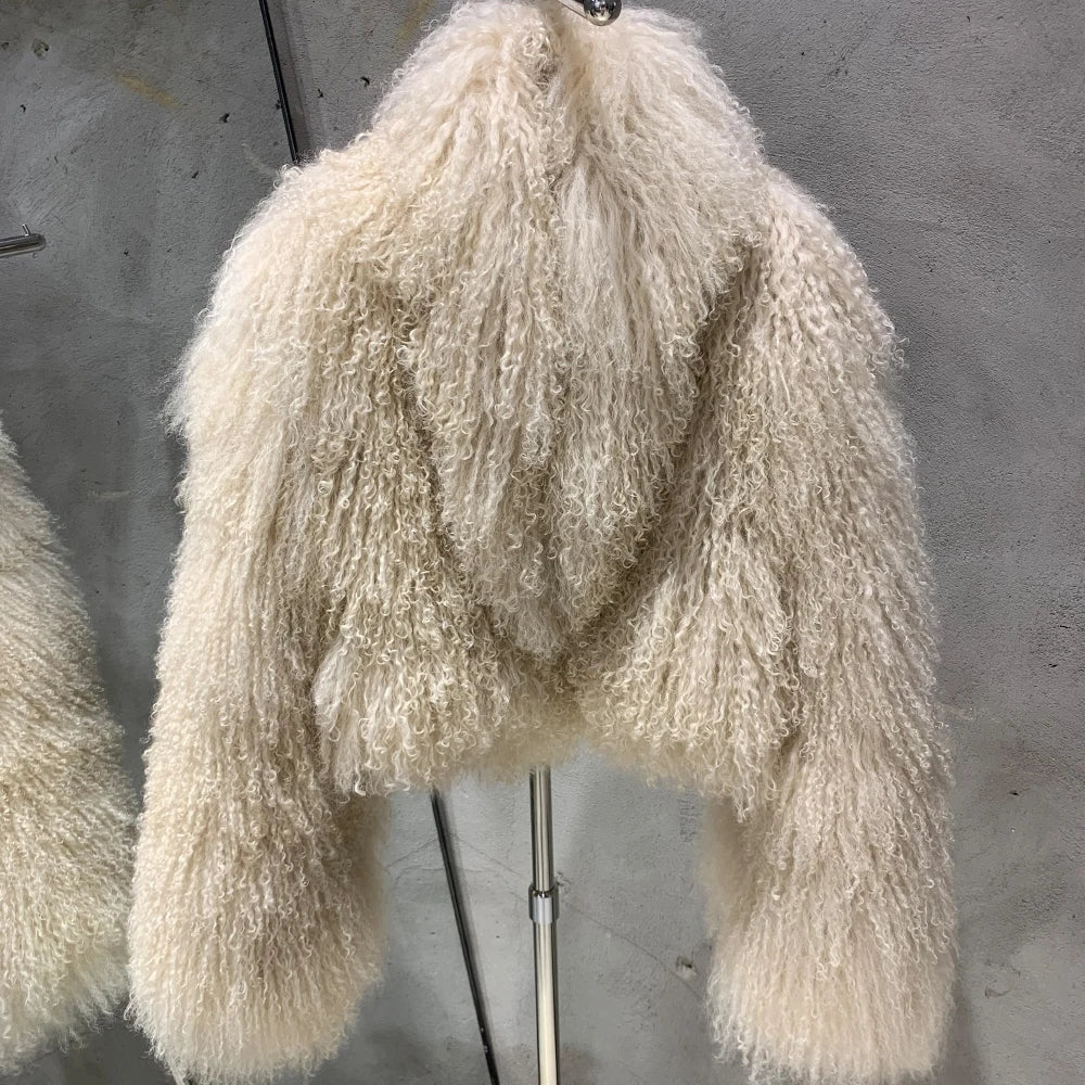 Luxury Vibrant Faux Fur Jacket