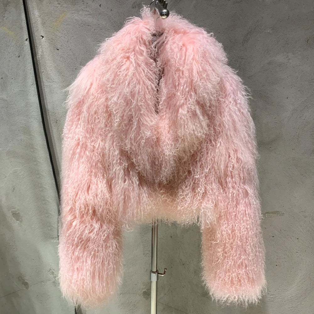 Luxury Vibrant Faux Fur Jacket