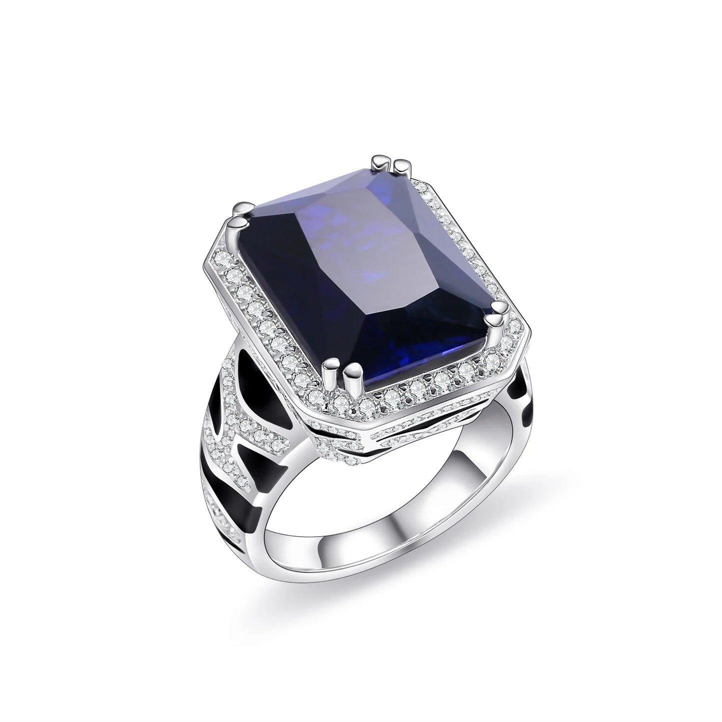 18.5 Carats of Pure Presence. Bold Color, Timeless Silver