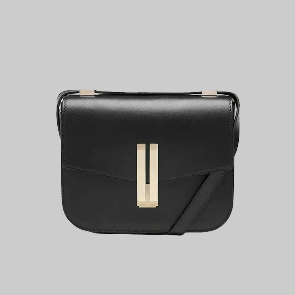Versatile Genuine Leather Messenger Bag