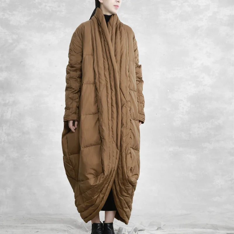 Women's Long Quilted Down Coat