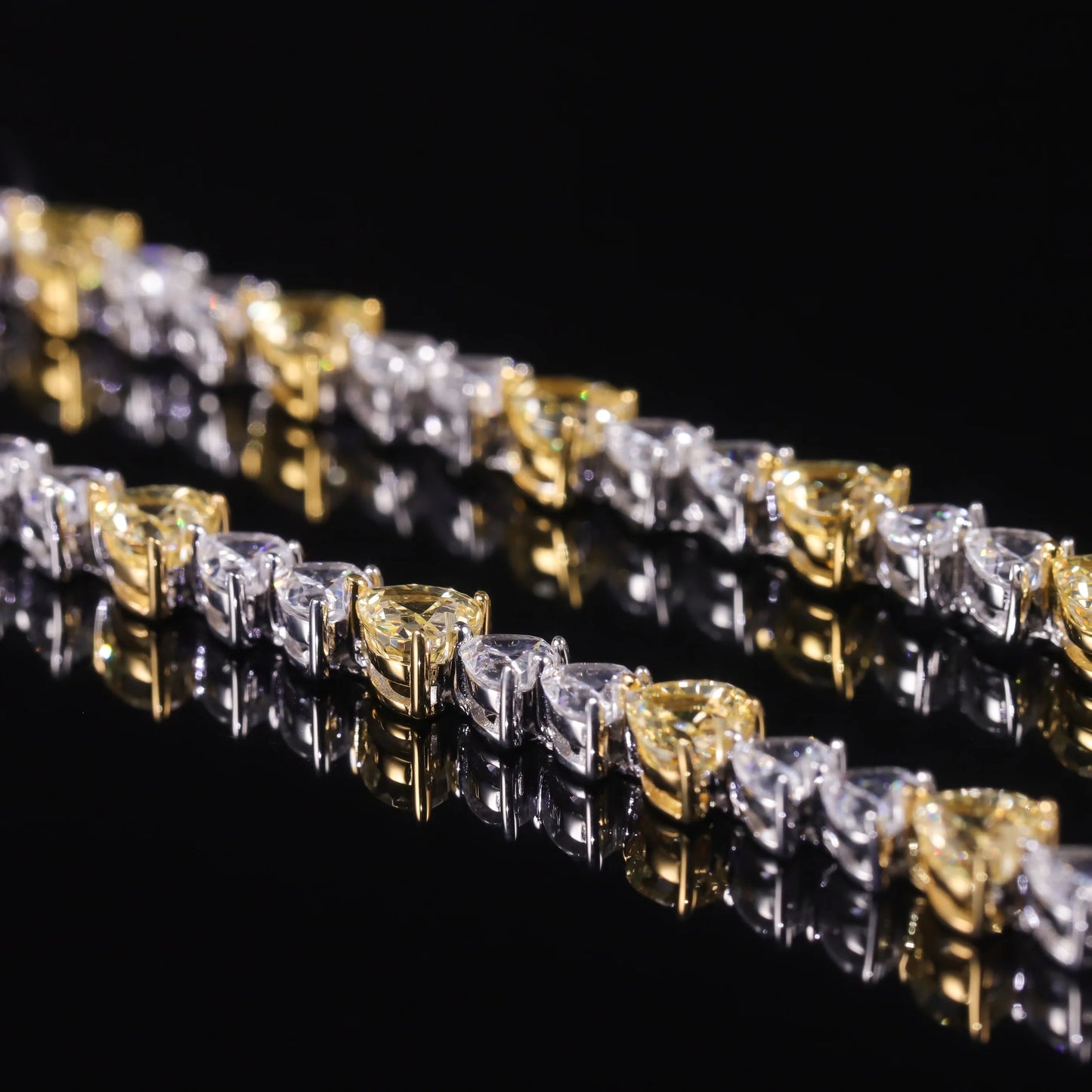 Diamond-Fire Cubic Zirconia Bracelet.