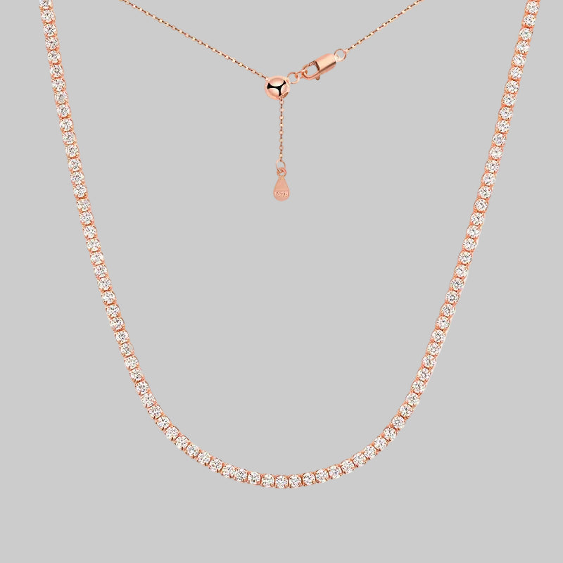 Moissanite  Diamond Tennis Choker Necklace