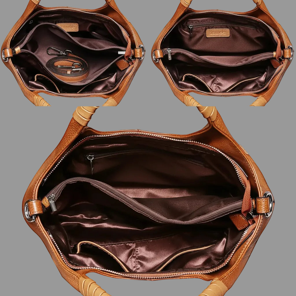 Genuine Leather Multi‑Wear Bag