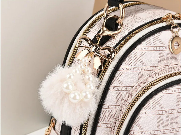 Embossed Statement Backpack. Versatile, Functional and Stylish