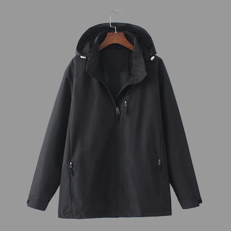 Outdoor Jacket for Ladies 2XL - 5XL.  Beautifully tailored with lining.  Hooded