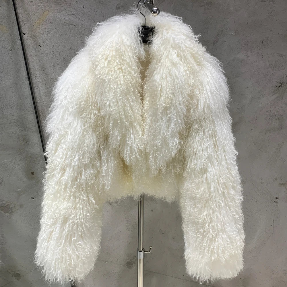 Luxury Vibrant Faux Fur Jacket