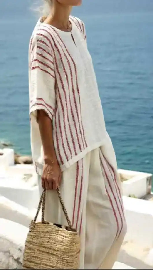 Effortlessly Chic Cotton‑Linen Summer Set