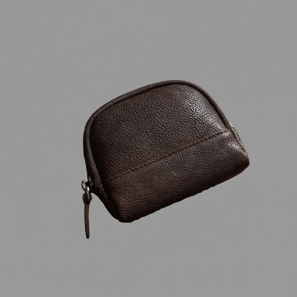 Leather Coin and Credit Card Purse. Handmade