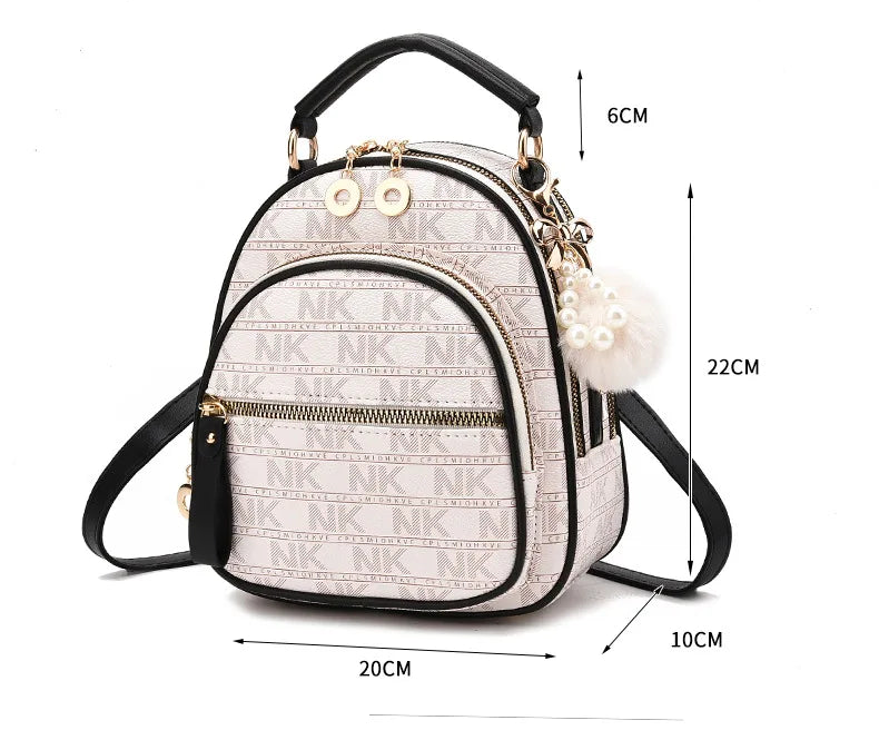 Embossed Statement Backpack. Versatile, Functional and Stylish